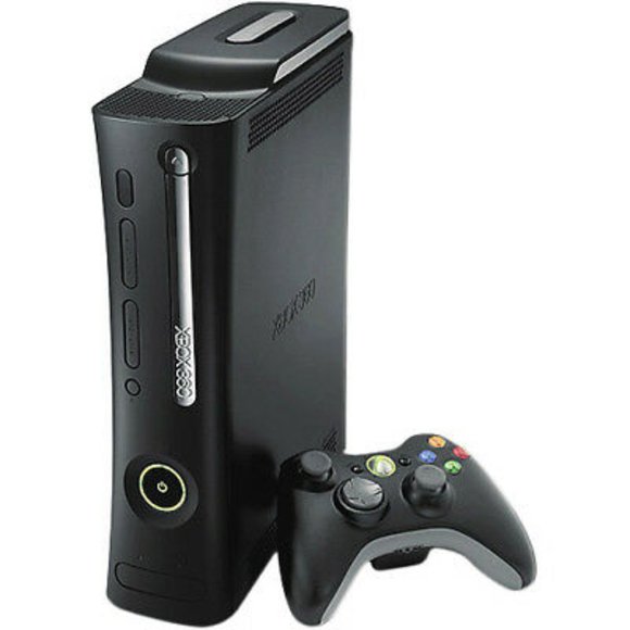 Xbox 360 Elite 120gb (console, controller & Cords) Clean & tested - Picture 1 of 2